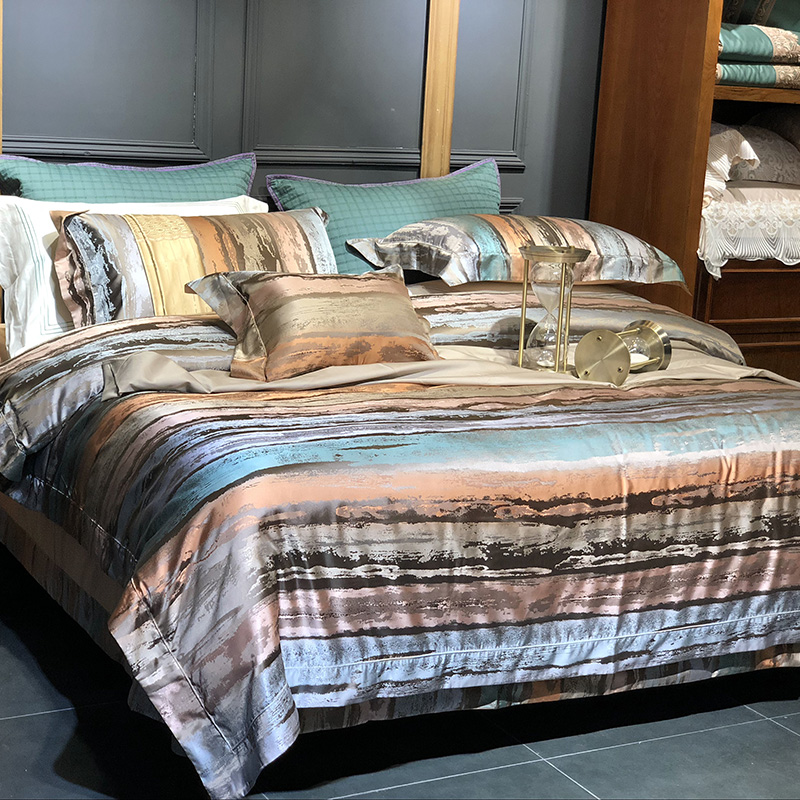 缔缦    2018居家六件套-甄丝T500 1.5-1.8m床 伯爵单六件