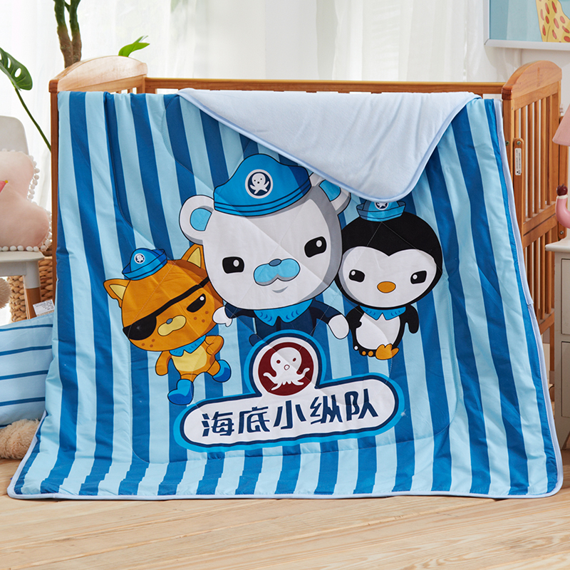 梵赫家纺   婴童用品系列幼儿园套件儿童 竹纤维夏被 120*150cm 海底纵队1