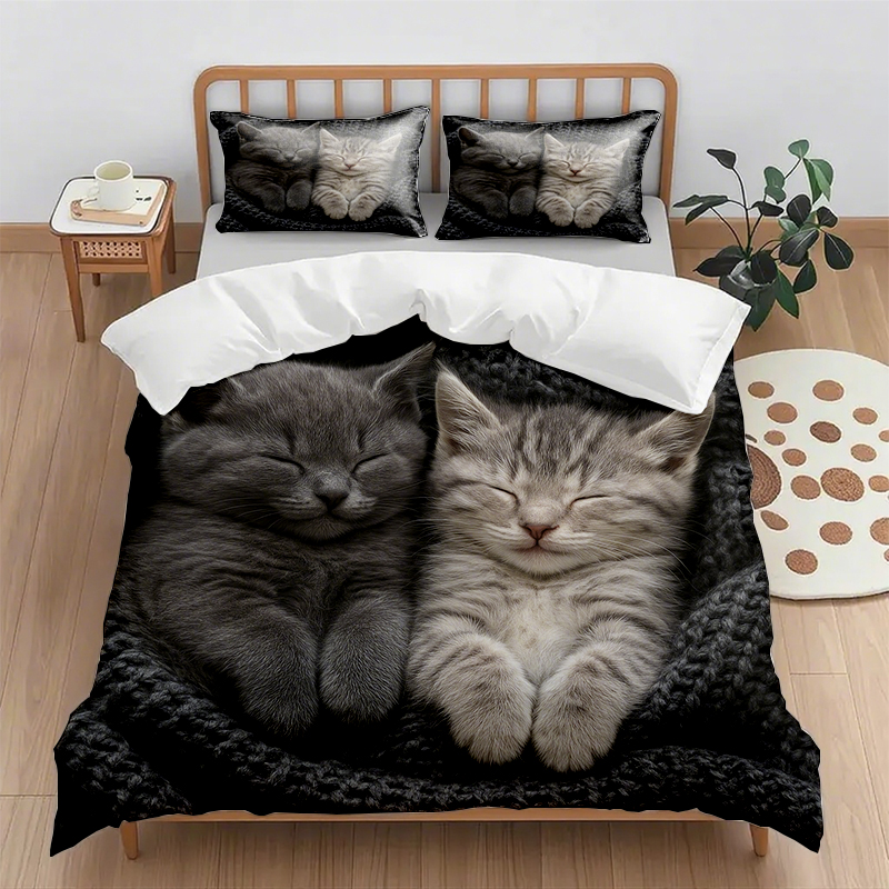 91家纺网 家纺一手货源 找家纺 （总）轩贝雅 新款跨境Pod工厂数码印花被套套装（被套+枕套）第五批