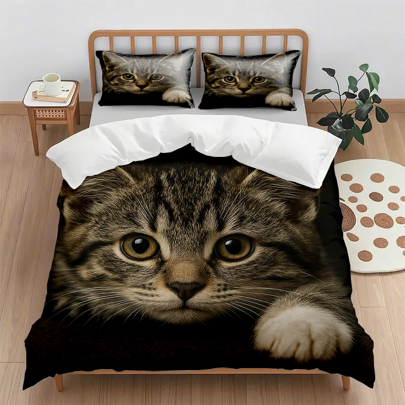 91家纺网 家纺一手货源 找家纺 （总）轩贝雅 新款跨境Pod工厂数码印花被套套装（被套+枕套）第五批