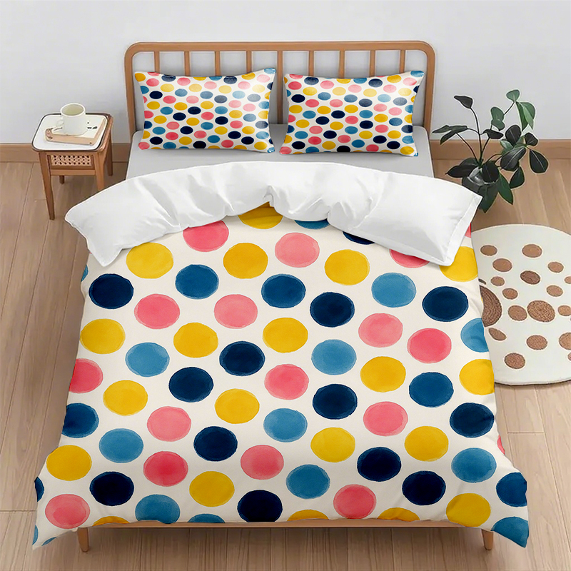 91家纺网 家纺一手货源 找家纺 （总）轩贝雅 新款跨境Pod工厂数码印花被套套装（被套+枕套）第五批