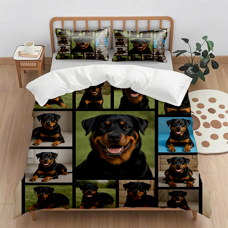 91家纺网 家纺一手货源 找家纺 （总）轩贝雅 新款跨境Pod工厂数码印花被套套装（被套+枕套）第五批