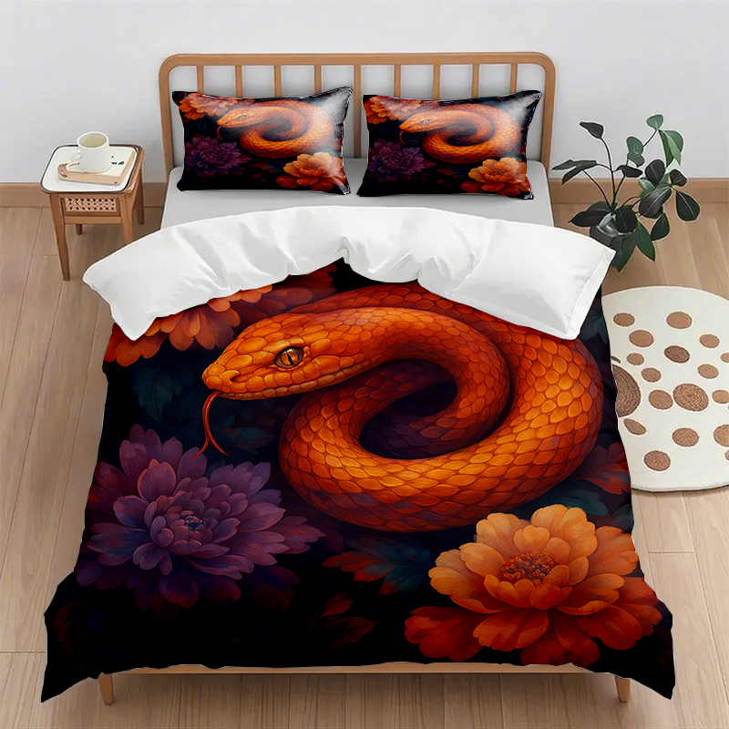 91家纺网 家纺一手货源 找家纺 （总）轩贝雅 新款跨境Pod工厂数码印花被套套装（被套+枕套）第五批