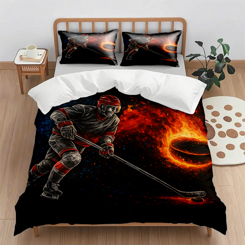 91家纺网 家纺一手货源 找家纺 （总）轩贝雅 新款跨境Pod工厂数码印花被套套装（被套+枕套）第五批