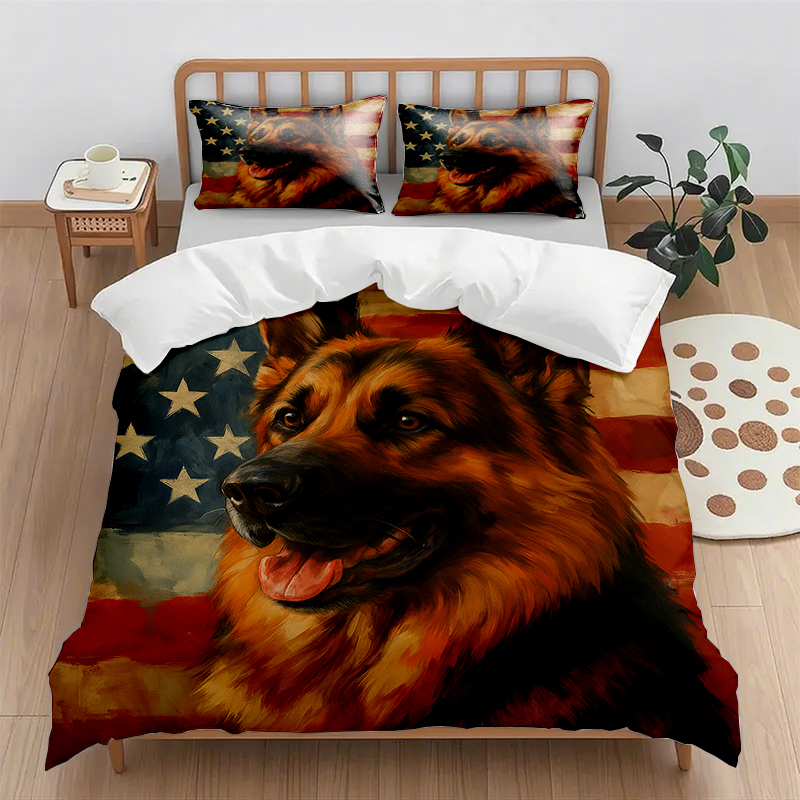 91家纺网 家纺一手货源 找家纺 （总）轩贝雅 新款跨境Pod工厂数码印花被套套装（被套+枕套）第五批