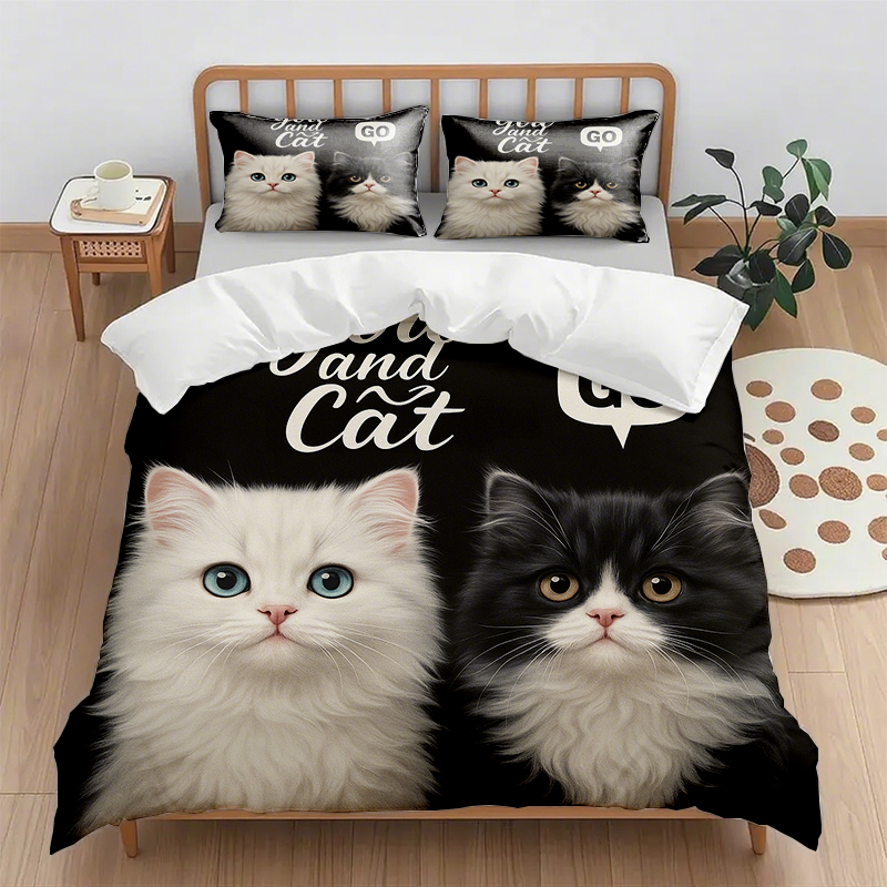 91家纺网 家纺一手货源 找家纺 （总）轩贝雅 新款跨境Pod工厂数码印花被套套装（被套+枕套）第五批