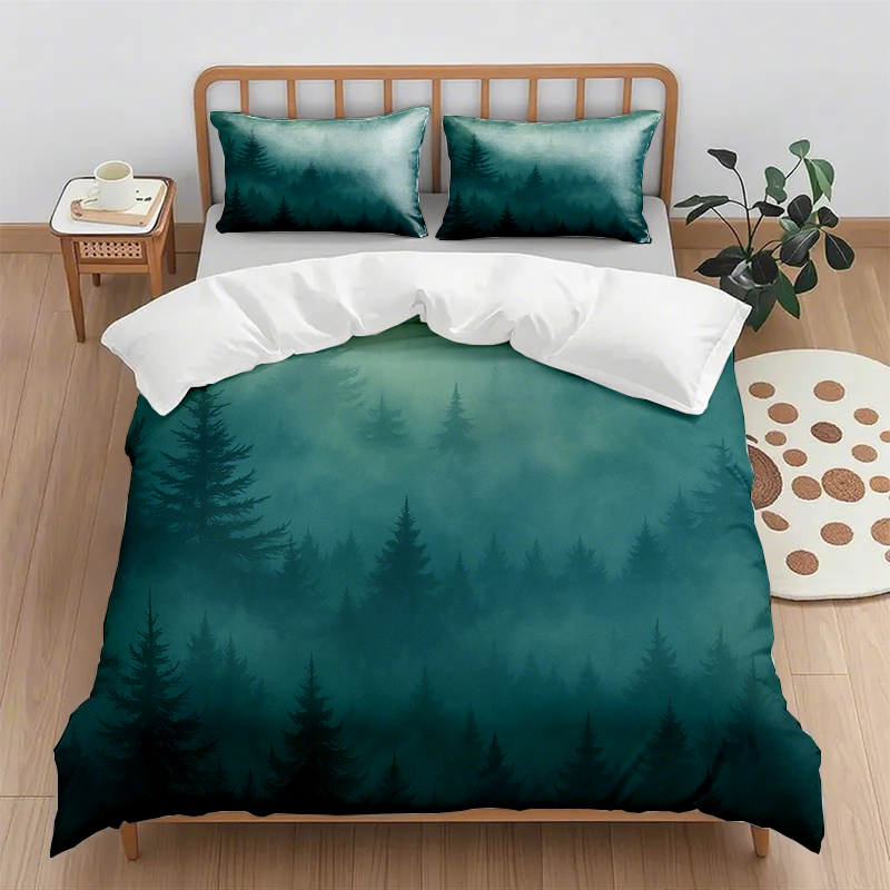 91家纺网 家纺一手货源 找家纺 （总）轩贝雅 新款跨境Pod工厂数码印花被套套装（被套+枕套）第五批