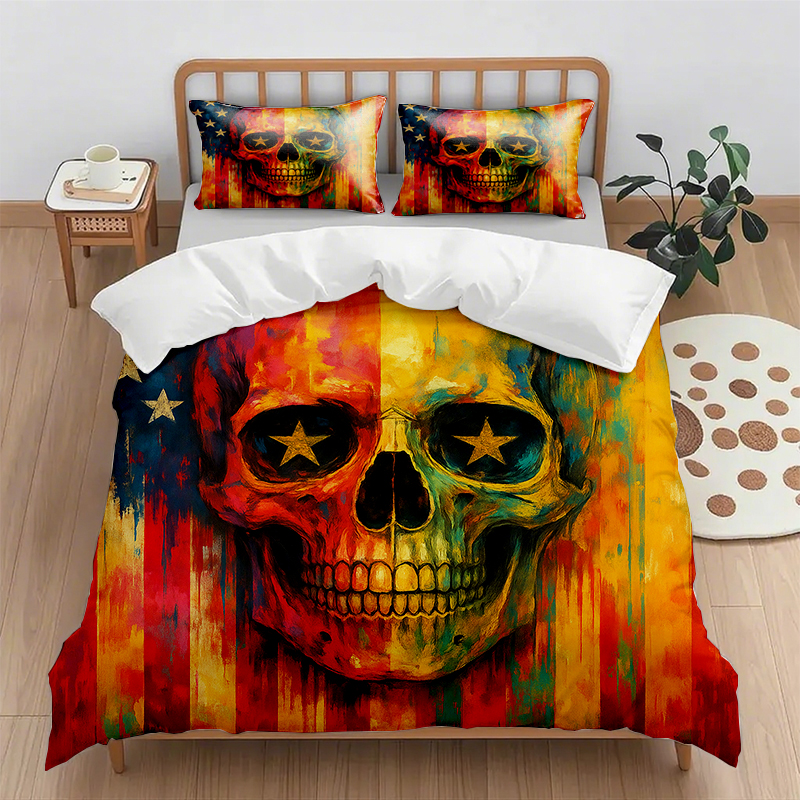 91家纺网 家纺一手货源 找家纺 （总）轩贝雅 新款跨境Pod工厂数码印花被套套装（被套+枕套）第五批