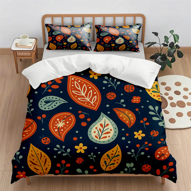 91家纺网 家纺一手货源 找家纺 （总）轩贝雅 新款跨境Pod工厂数码印花被套套装（被套+枕套）第五批