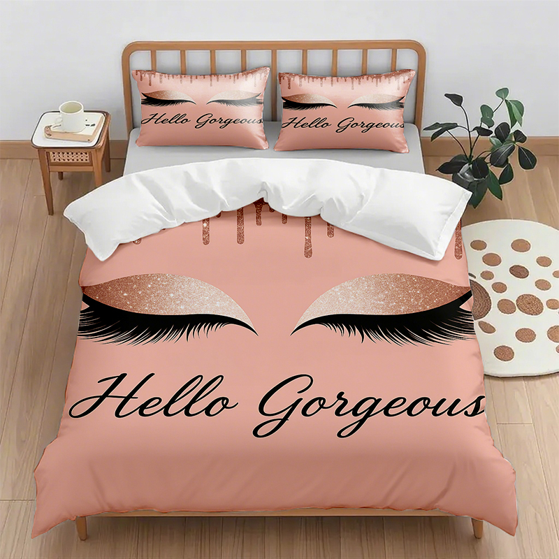 91家纺网 家纺一手货源 找家纺 （总）轩贝雅 新款跨境Pod工厂数码印花被套套装（被套+枕套）第五批