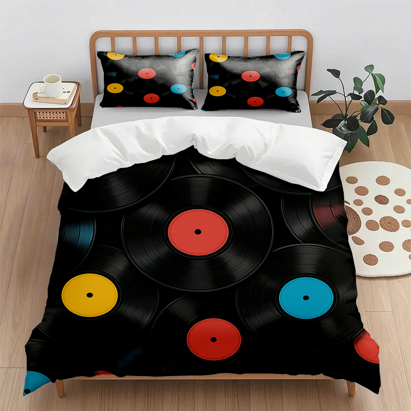 91家纺网 家纺一手货源 找家纺 （总）轩贝雅 新款跨境Pod工厂数码印花被套套装（被套+枕套）第五批