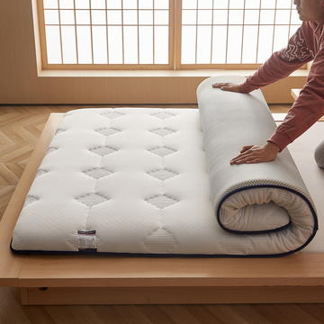 2023新款针织棉单色乳胶床垫-双人款