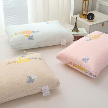 2022新款热熔定型水洗枕（抗菌大豆） 舒适柔软回弹枕头枕芯