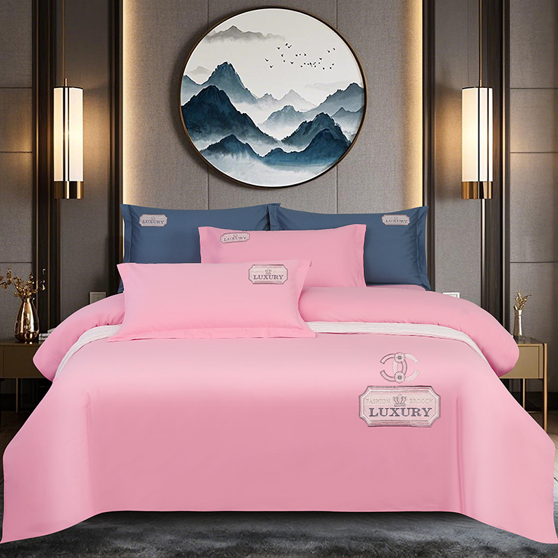 2025新品春夏四季款全棉四件套纯棉高端绣花—纽约风情系列