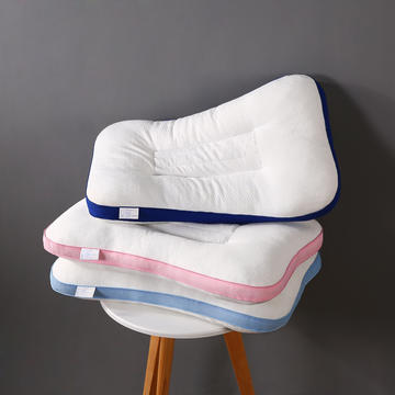 超柔针织负离子SPA透气护颈保健枕芯（三色可选）安睡美容枕头