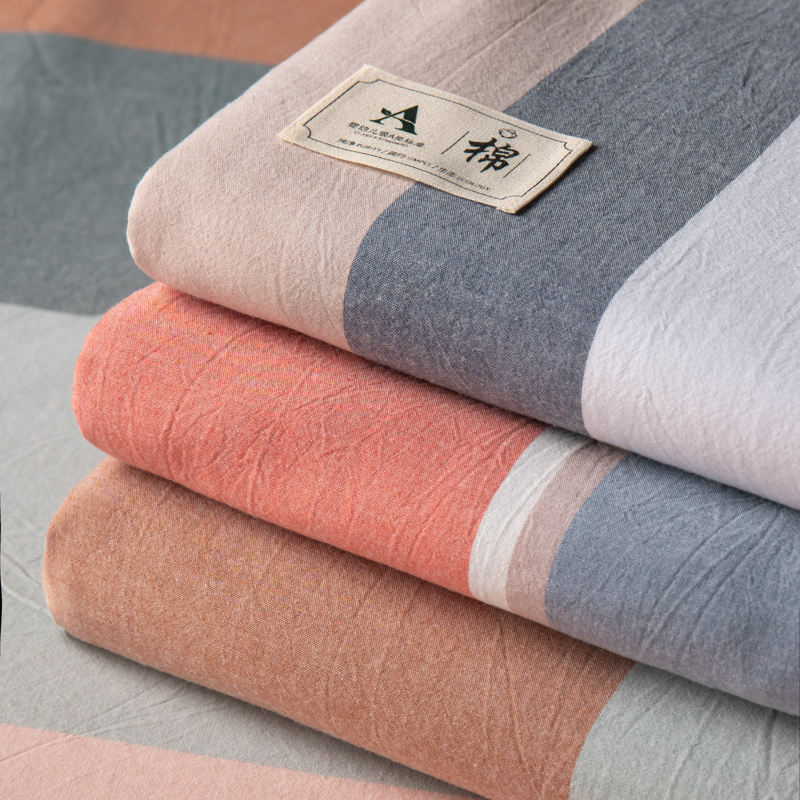 2026新款A类全棉水洗棉母婴级单被套 组合叠拍