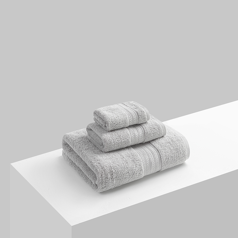2022新款长绒棉32线螺旋毛巾系列 卡尔-灰 毛巾（面巾）70x40cm