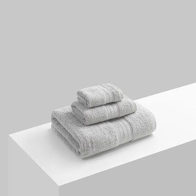 2022新款长绒棉32线螺旋毛巾系列 卡尔-灰 浴巾80x150cm