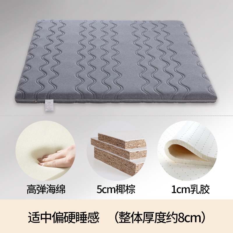 2022新款椰棕床垫—M21全拆款（防静电面料）顺丰/京东物流包邮 1.0m 5分棕+1分乳胶（8cm）