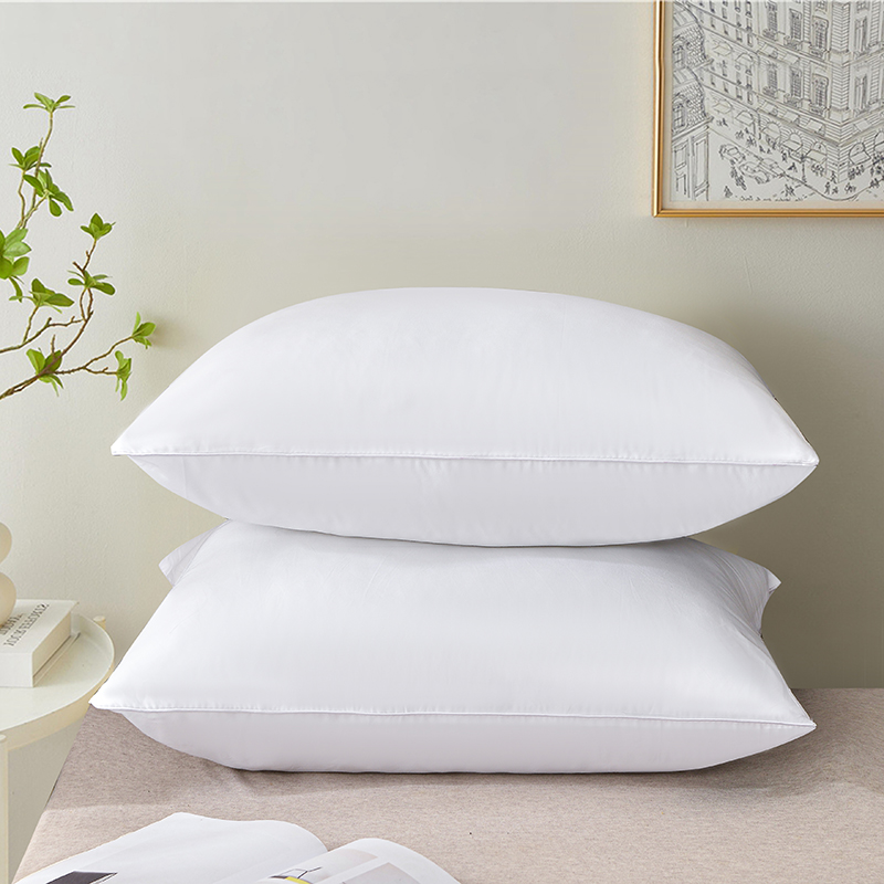 2023新款五星级酒店枕芯磨毛枕头跑量款赠品枕头芯 白色低枕/只
