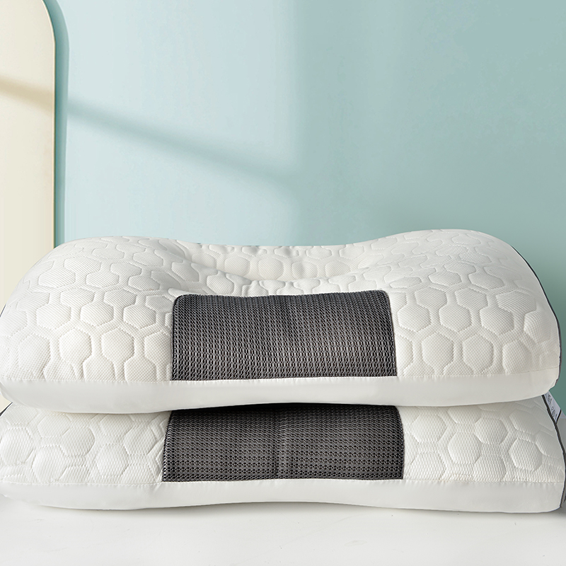 2023新款3D乳胶SPA按摩功能枕枕头枕芯 SPA按摩功能灰色800g/只