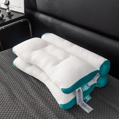 2023新款针织棉枕枕头枕芯 48x74cm 深绿色