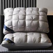 2023新款纽花枕枕头枕芯 48x74cm/只灰色低枕