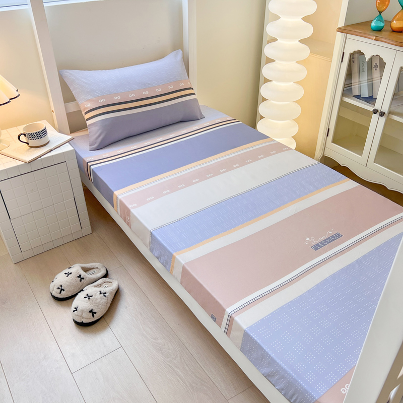 2025新款寝室学生全棉印花三件套单品系列-单床笠