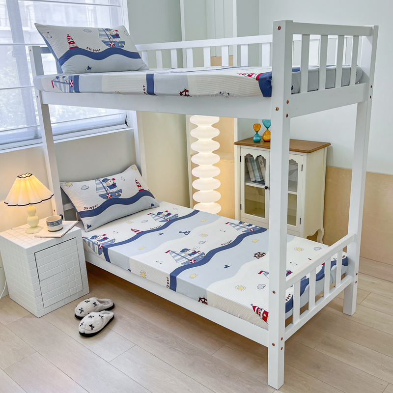 2025新款寝室学生全棉印花三件套单品系列-单床笠