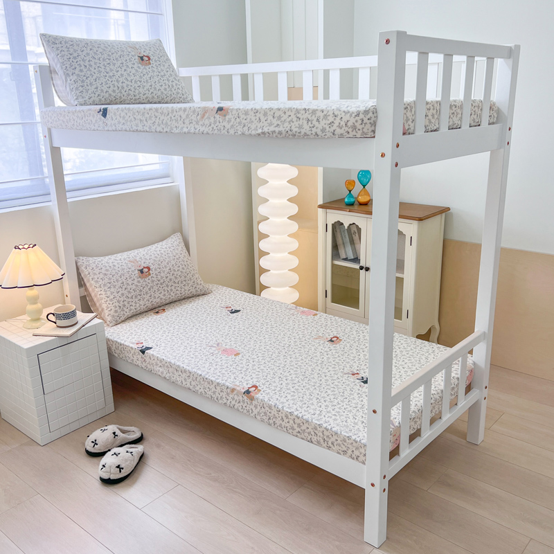 2025新款寝室学生全棉印花三件套单品系列-单床笠