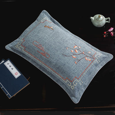 2022新款竹节麻磁疗枕乳胶枕荞麦枕头枕芯枕套 雅兰
