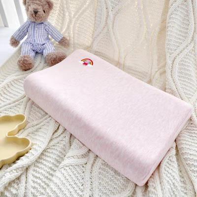 2021新款彩棉系列乳胶枕 儿童枕粉色27*44（含内外套）