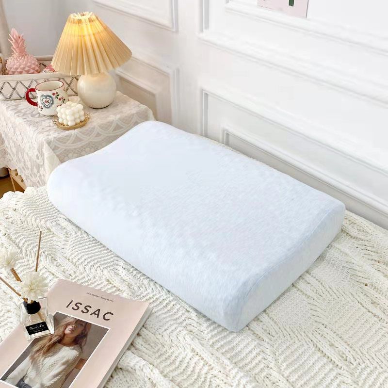 2021新款彩棉系列乳胶枕 学生枕蓝色30*50（含内外套）