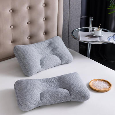 新款透气PE软管枕头可水洗tpe枕芯可调节高度多分区保健枕 33*53cnC2型枕（PE软管）