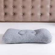 新款透气PE软管枕头可水洗tpe枕芯可调节高度多分区保健枕 35*55cm笑脸枕（PE软管）