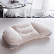 新款透气PE软管枕头可水洗tpe枕芯可调节高度多分区保健枕 35*55cm月亮枕（PE软管）