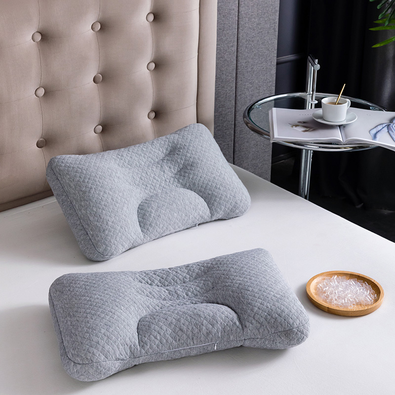 新款透气PE软管枕头可水洗tpe枕芯可调节高度多分区保健枕 33*53cnC2型枕（TPE软管）