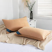 2021新款希尔顿酒店枕头 （枕头枕芯） （48*74/只） 卡其色  低枕