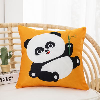 2021新款全棉抱枕 40*40cm 小熊猫
