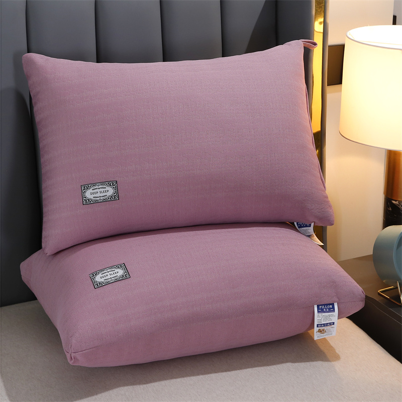 2022新款麦穗枕枕头枕芯系列 麦穗枕-粉色--低枕