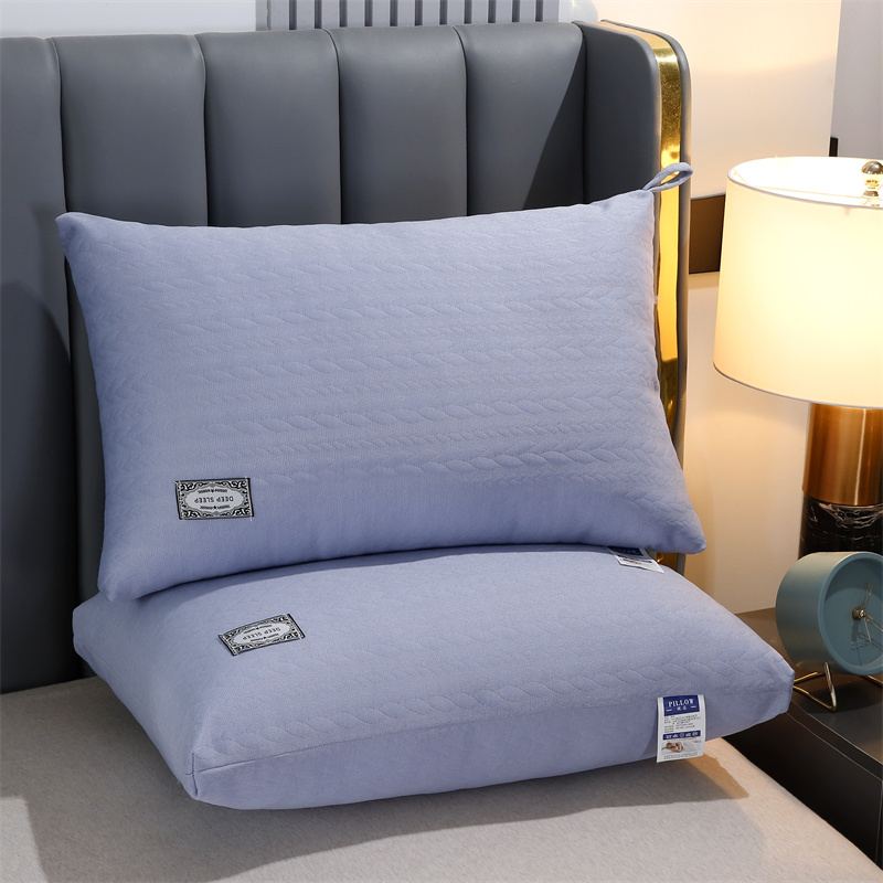 2022新款麦穗枕枕头枕芯系列 麦穗枕-蓝色--低枕