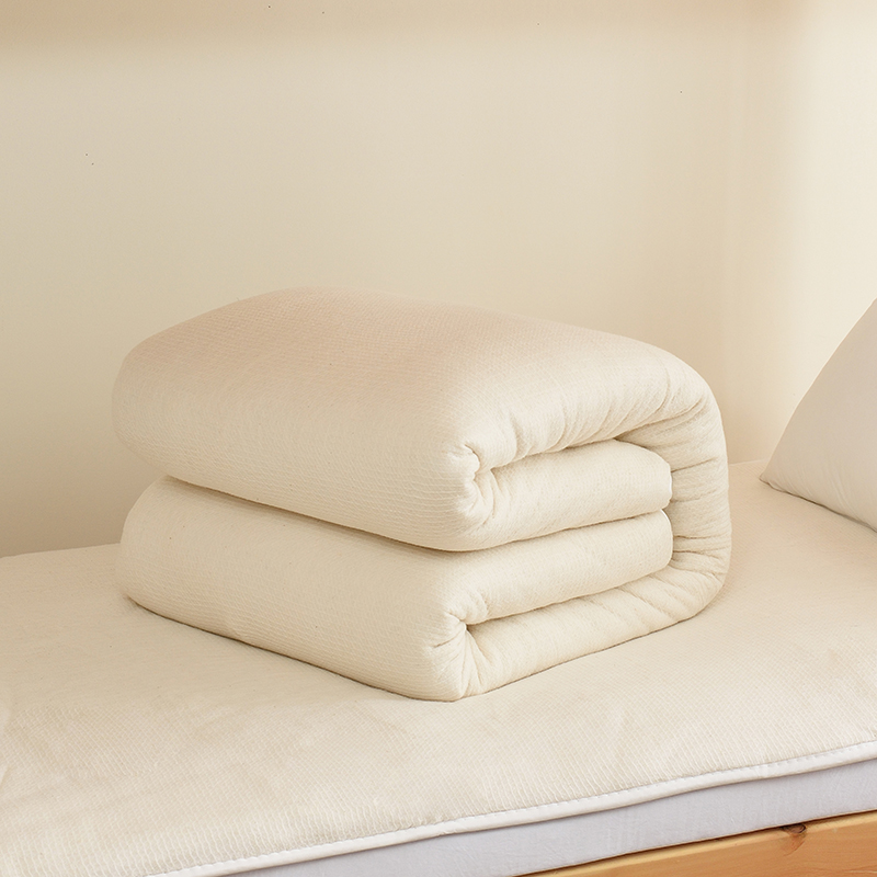 复合棉花被 混合棉胎 学生宿舍冬被春秋被单人床 垫被盖被棉被 支持定做 90x200cm 3斤