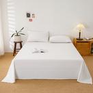 2023新款纯色全棉色织水洗棉单品系列-单床单 160*230cm单床单 白