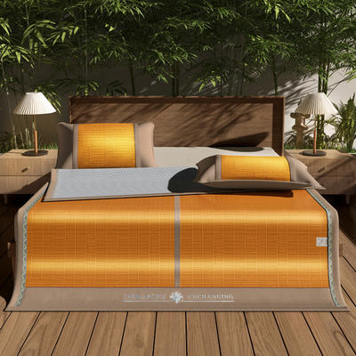 2024年新款竹席碳化凉席宿舍家用竹凉席系列 1.2m（4英尺）床 冰豆豆竹席