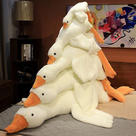 2023网红大白鹅玩具公仔午睡抱枕玩偶直播赠品（不断货系列） 55cm 大白鹅