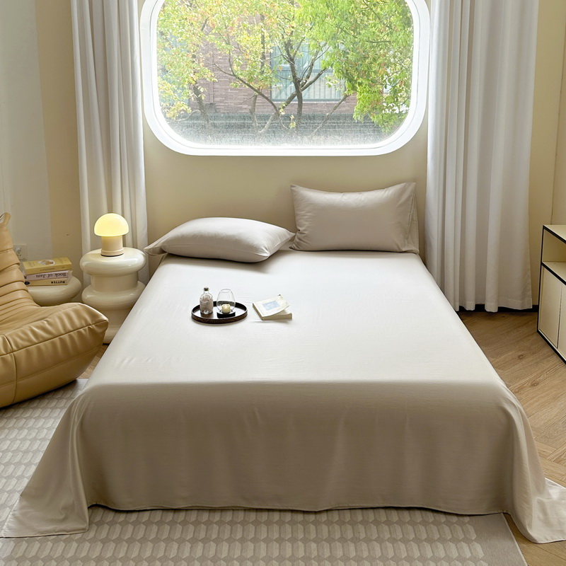 2024新款天丝莱赛尔床单纯色床单单品 120x230cm 单床单 天丝床单-贝拉金