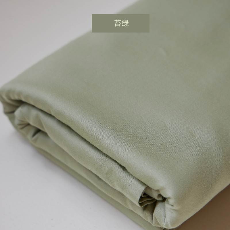 2023新款50S亲肤舒适全棉磨毛保暖单品床笠--云洛系列 180x200cm单床笠 苔绿