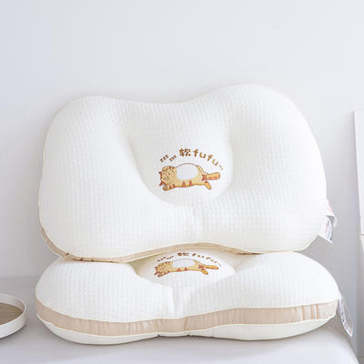 2023新款软FUFU猫猫护颈枕 枕头枕芯 猫肚枕 48*74cm/只