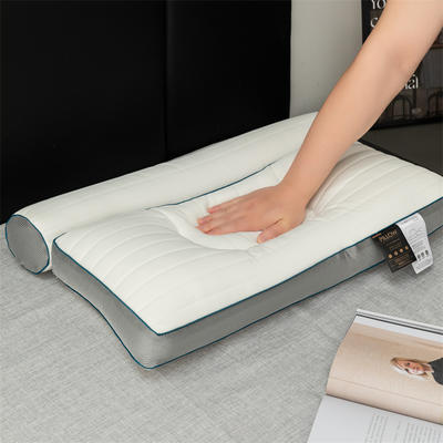 2023新款荞麦乳胶牵引两用枕头 助睡眠护颈椎枕  枕头枕芯 荞麦乳胶枕