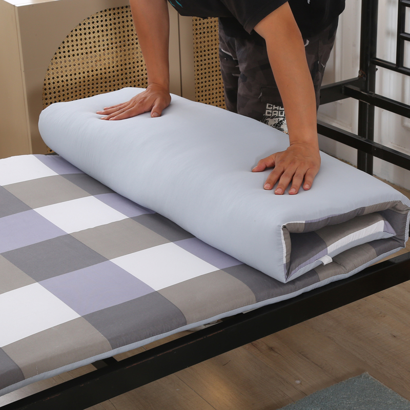 2023新款新疆棉花床垫可拆洗床褥可拆卸小床款 90*200cm4斤 蓝大格